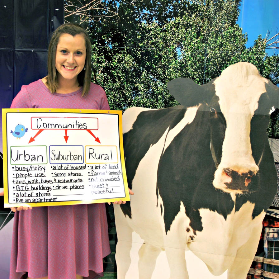 Cow Cardboard StandUp Oriental Trading